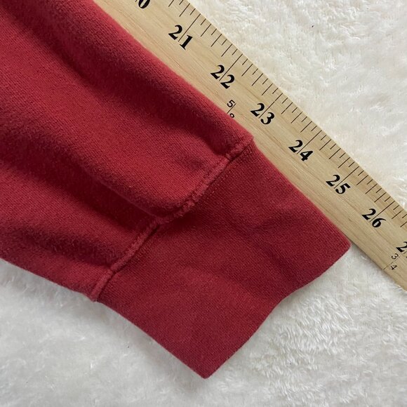 Majestic Baseball Boston Red Sox Striped Sweater Red Full Zip Up 2XL 100% Cotton - Picture 12 of 12